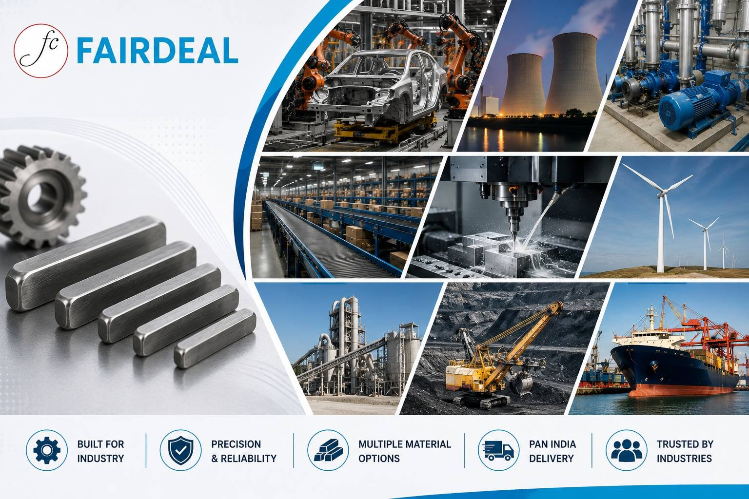 Industries That Depend on Parallel Keys